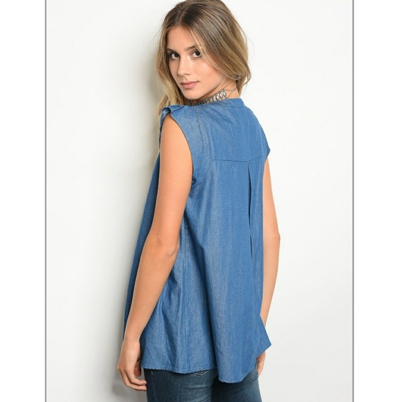 Set the trend top-denim - Picture 2 of 2